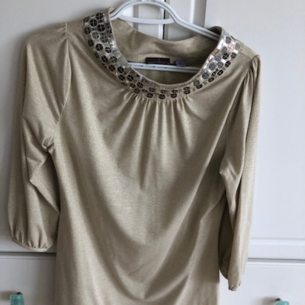 Cullen 100% Cashmere Stretch Tunic Top